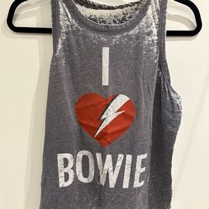 CHASER ‘I Love Bowie' Tank Top Size Small
